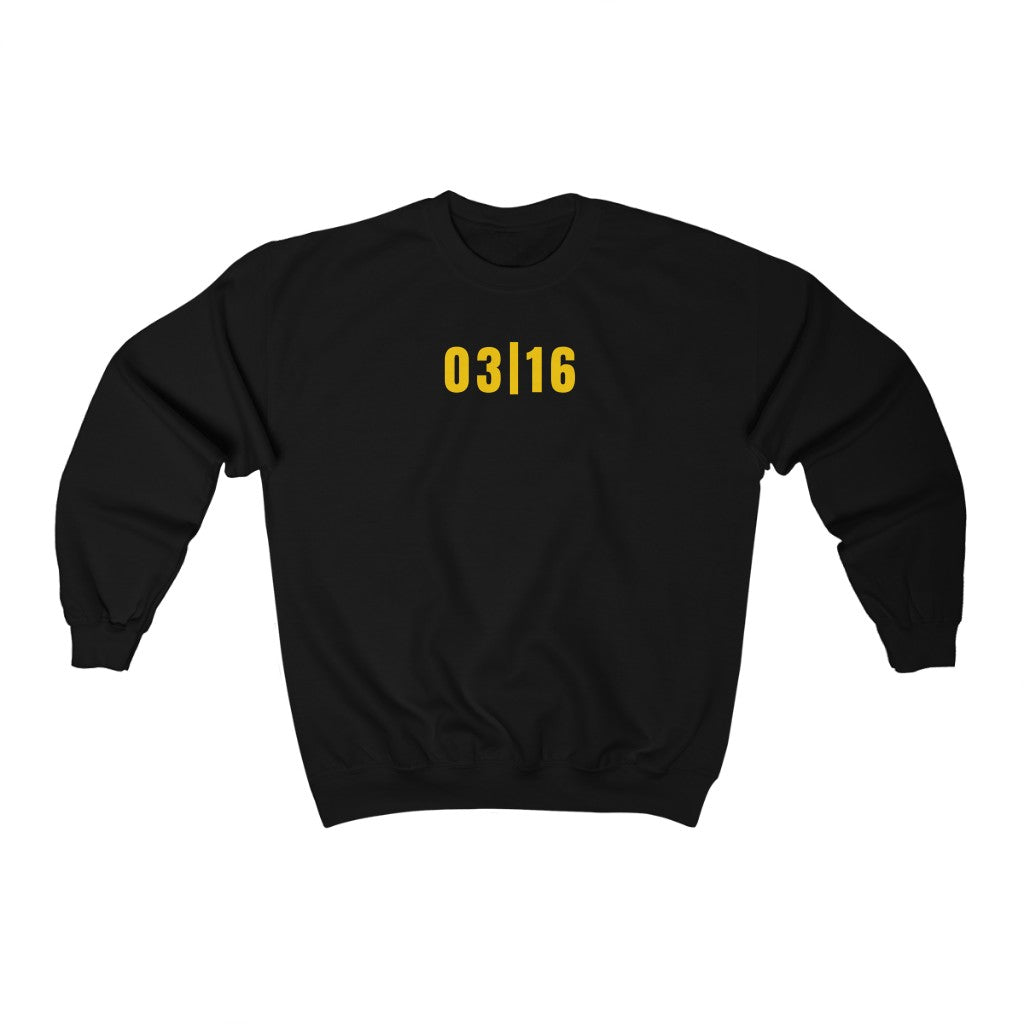 03|16 SMILEY Unisex Heavy Blend™ Crewneck Sweatshirt (Up to 3XL)