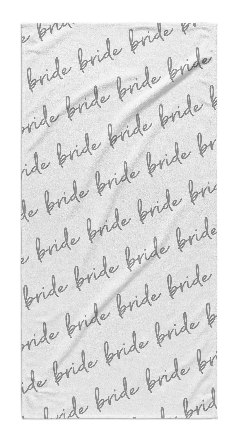 BRIDE CURSIVE  PREMIUM TOWEL