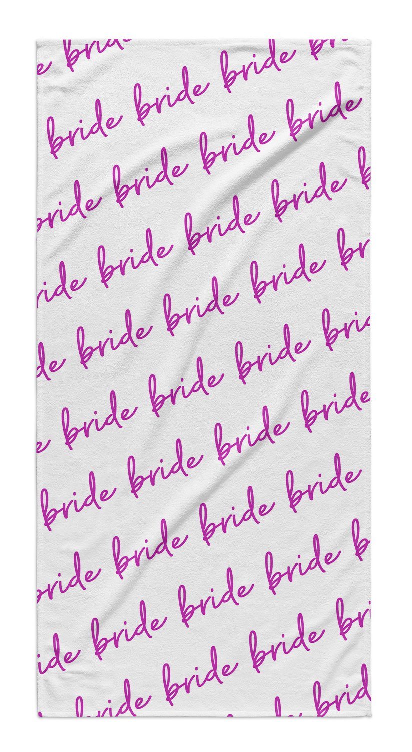 BRIDE CURSIVE  PREMIUM TOWEL