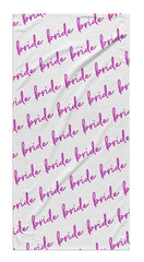 BRIDE CURSIVE  PREMIUM TOWEL