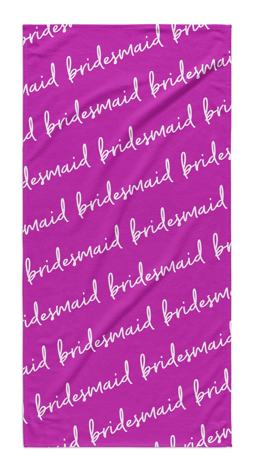 BRIDESMAID CURSIVE  PREMIUM TOWEL