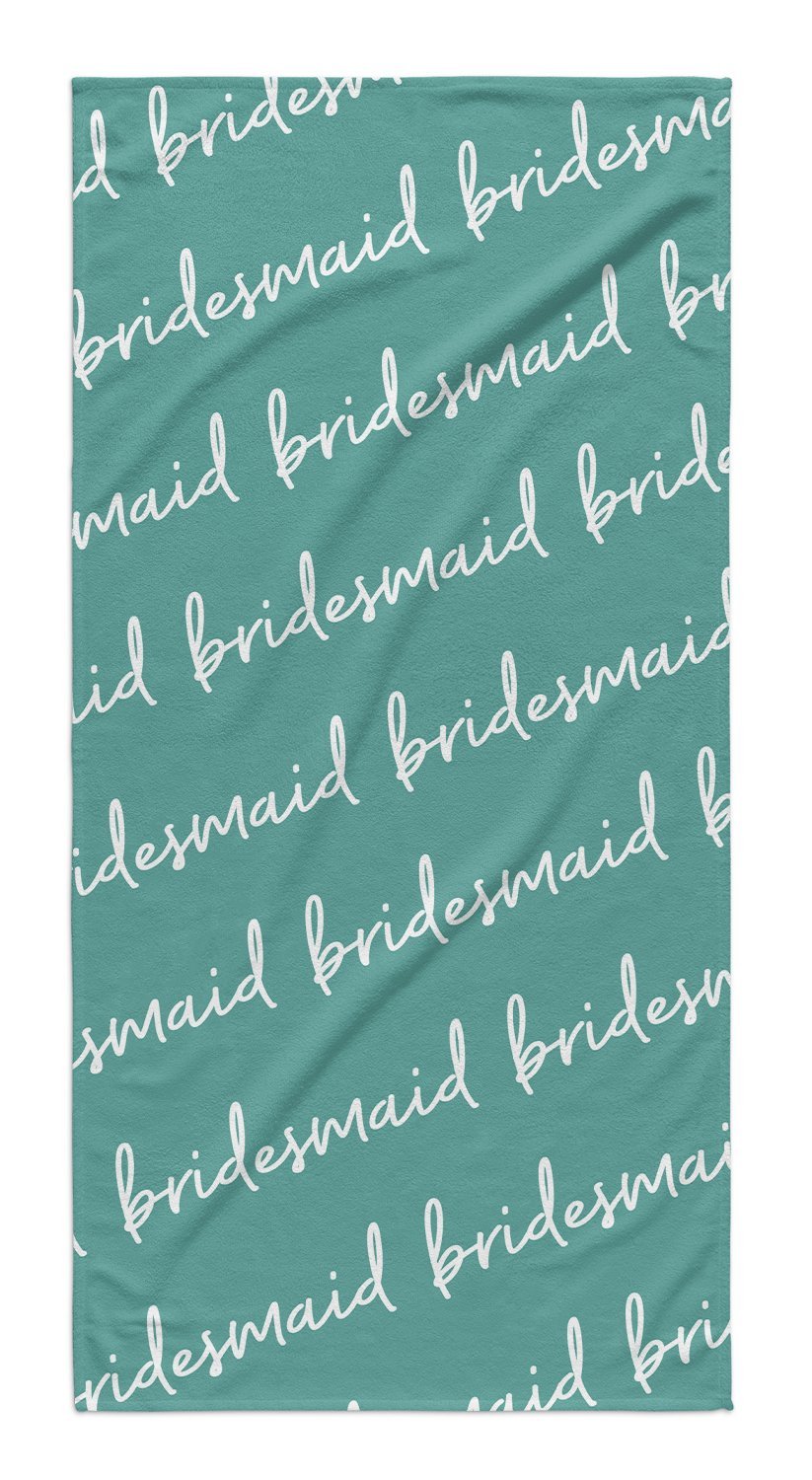 BRIDESMAID CURSIVE  PREMIUM TOWEL