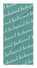 BRIDESMAID CURSIVE  PREMIUM TOWEL