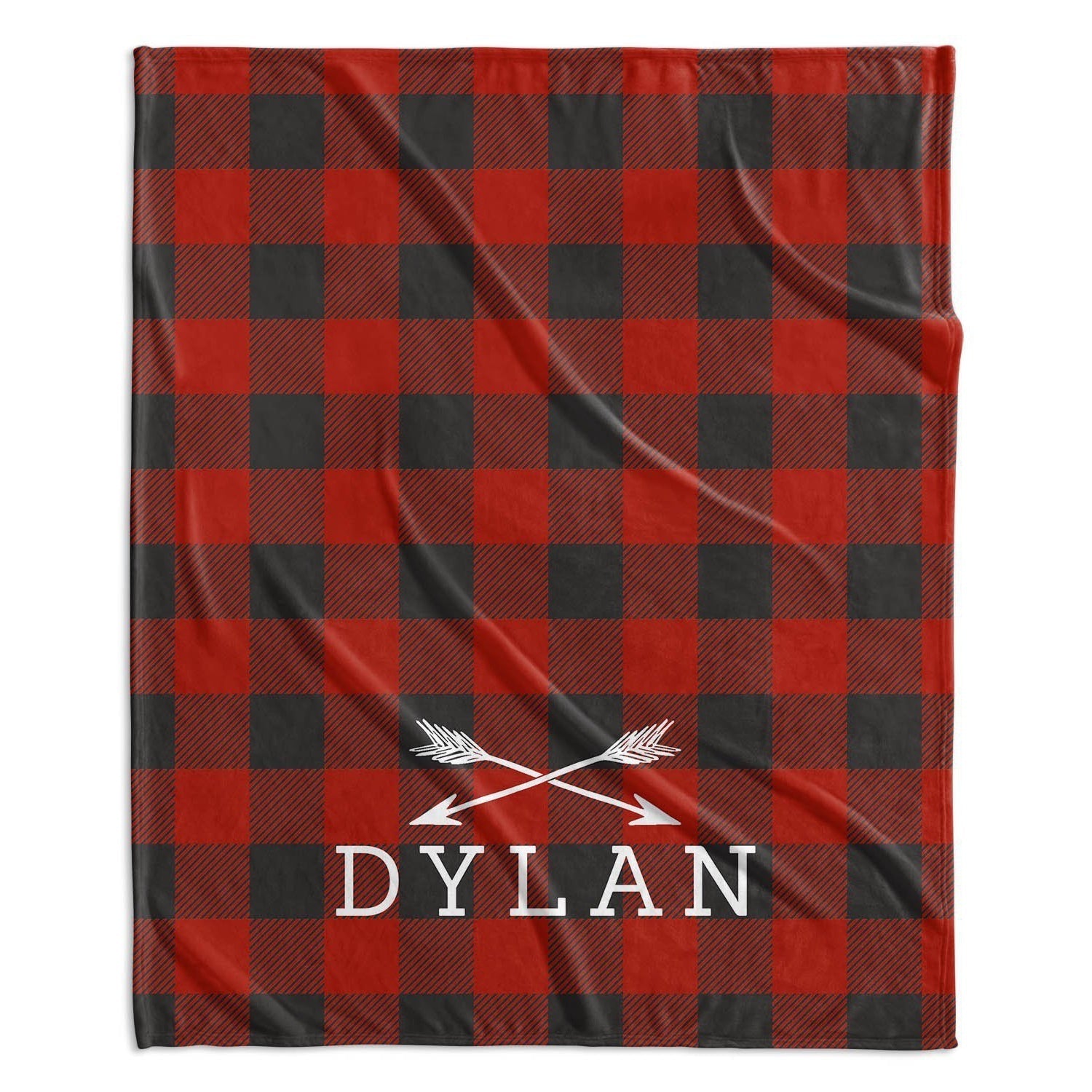 ADVENTURE ARROWS MODERN PERSONALIZED NAME BLANKET